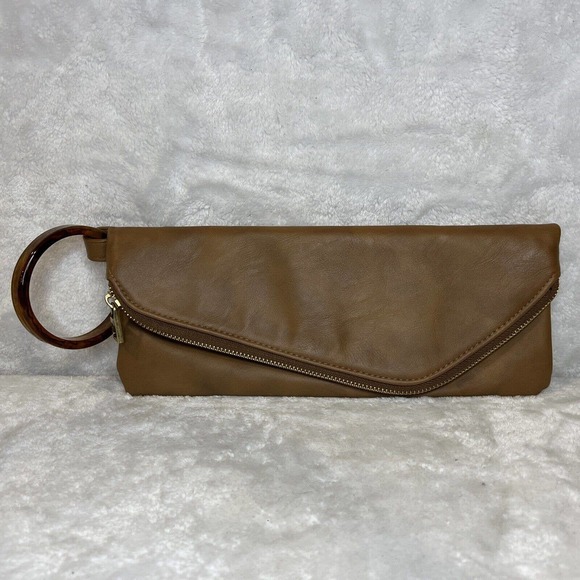 Mud Pie Mudpie Convertible Magnetic Fold Over Cuff Bangle Clutch Purse - Picture 1 of 15
